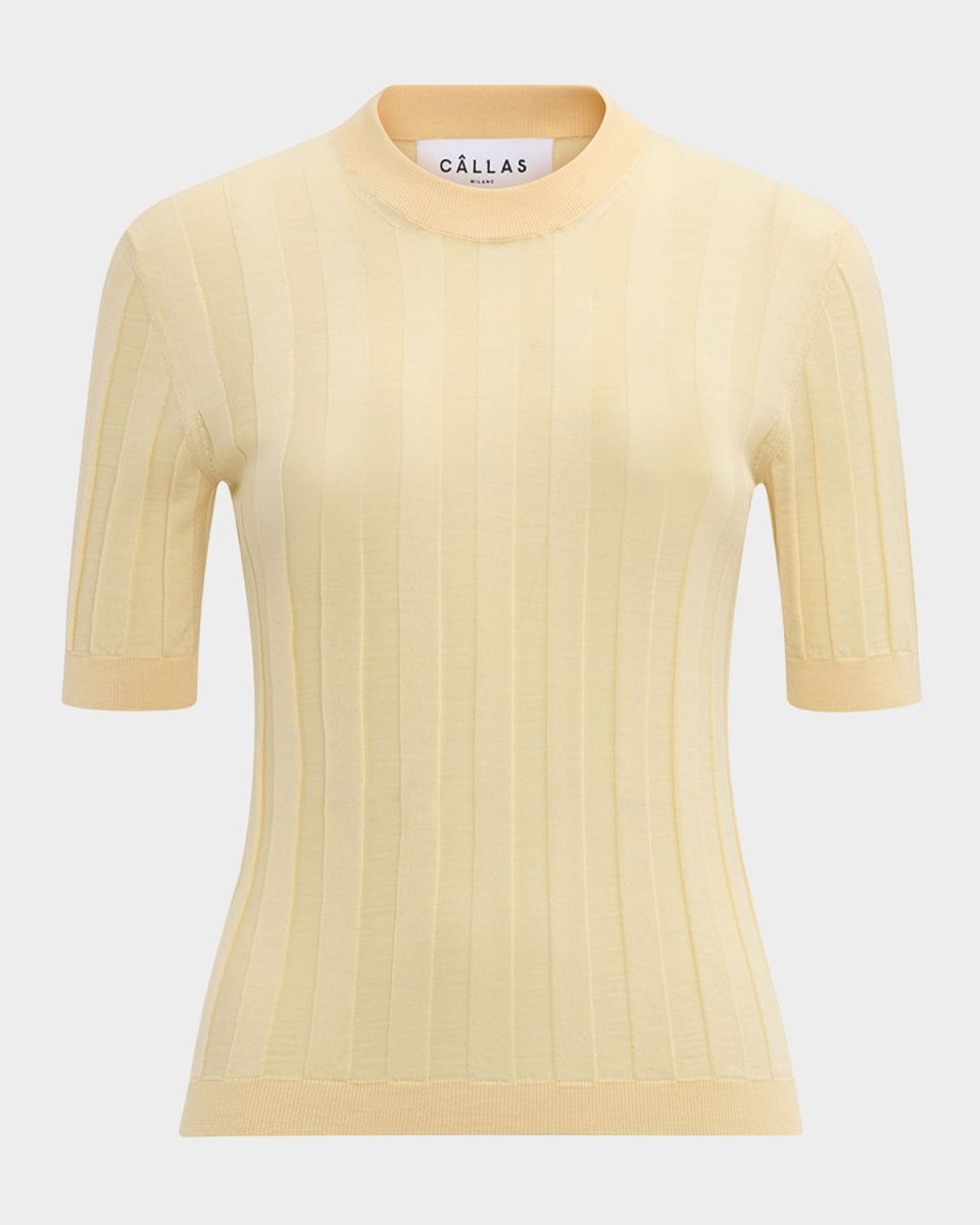 Deeda Striped Ribbed Pullov